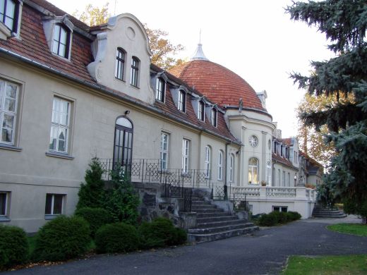 Pałac w Gliśnie - wejście frontowe